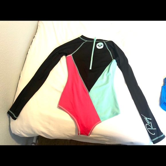Roxy Other - Roxy Long Sleeve Rash Guard Swimsuit